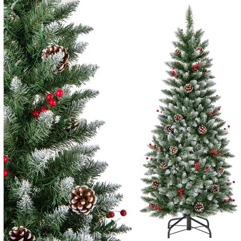 CASART Artificial Xmas Tree Hinged Christmas Tree with 408 Branch Tips (1/5)