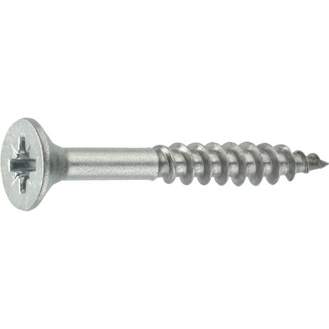 Vis Acier Inox A2 pour panneaux de particules PZ 6 x 60 mm 1000 g (1/2)