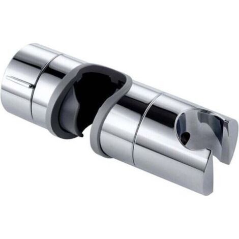 Shower Bracket 18-25mm Diameter Adjustable, Chrome Finish Replacement Shower Head Holder, Bathroom Shower (1/4)