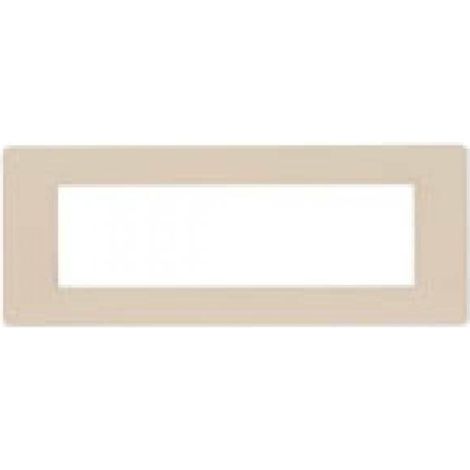 Vimar Plana Abdeckrahmen 7 Module Farbe Beige 14657.03