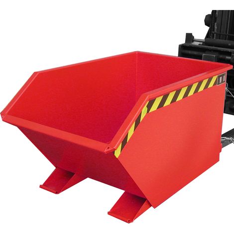 Bauer Kippbehälter GU 500, lackiert, Feuerrot