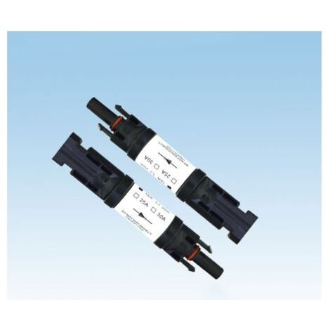 Connecteur M-C-4 avec Diode, 30A DC1000V Diode Parallèle Connecteur de Panneau Solaire M-C-4 Mâle/Femelle PV Solar Énergie Adaptateur de câble Solaire photovoltaïque Adpater (2pc) (1/4)
