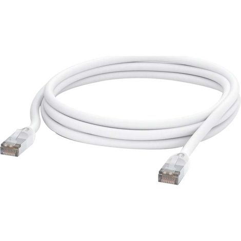 Câble réseau Ubiquiti UACC-CABLE-PATCH-OUTDOOR-3M-W Blanc Cat5e S/UTP (STP)