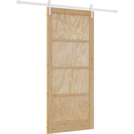 Puerta Corredera ORKDAL 93 x 211 cm Madera de ingeniería vidaXL (1/5)