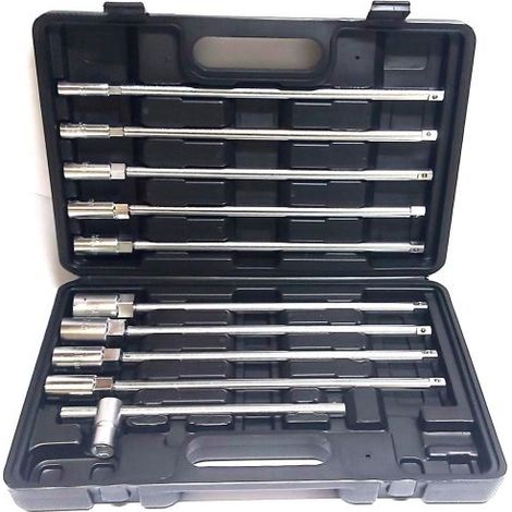 SET 11 PZ CHIAVI CHIAVE A T ESAGONALI EXTRA LUNGHE 9 BUSSOLE 8-19MM (1/5)
