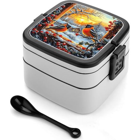 Boîte à lunch pour adultes, empilable, hommes et femmes (1/5)