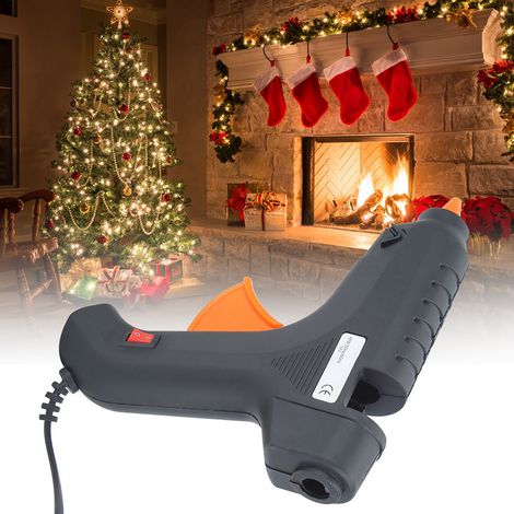 Pistolet à colle thermofusible 12V 40W électrique artisanat bricolage réparation chauffage déco jardin sapin Noël modèle 1 pièce (1/5)