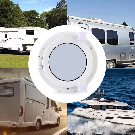 Hublot rond de 215 mm avec éclairage et ventilation pour yacht et camping-car (1/5)