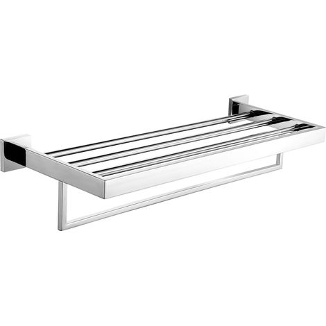 KWC AR Doppelhandtuchstange, CUBUS, Edst.,  600x122x220 mm, AP, hgl, Regal