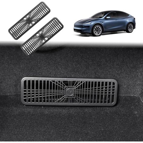 [2er-Set] Neue Tesla Model Y Juniper 2025/2026 Lüftungsschlitz-Schutzabdeckung, Model Y 2025 Lüftungsschlitzschutz unter dem Sitz, Tesla Model Y Zubehör (2026)