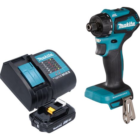 Trapano a batteria Makita DDF 083 SA1 18 V 40 Nm 1/4'' brushless + 1x batteria ricaricabile 2,0 Ah + caricabatterie