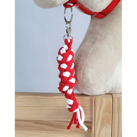 Cuerda para caballito de juguete - Blanca y roja (1/3)