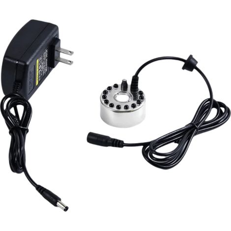 -2 Créateur de brume lumineuse colorée pour l'aménagement paysager, transformateur 24 V, nébuliseur ultrasonique, tête d'atomisation ultrasonique pour l'aménagement paysager intérieur (1/5)