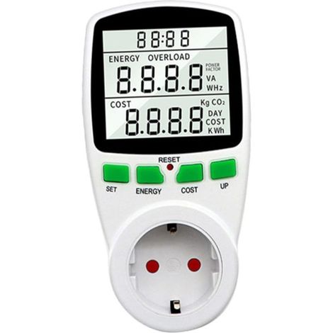 Angoily Prise De Mesure Prise De Moniteur Intelligent De Consommation D'Électricité Moniteur De Consommation D'Électricité Analyseur Moniteur De Consommation D'Énergie Tension (1/5)