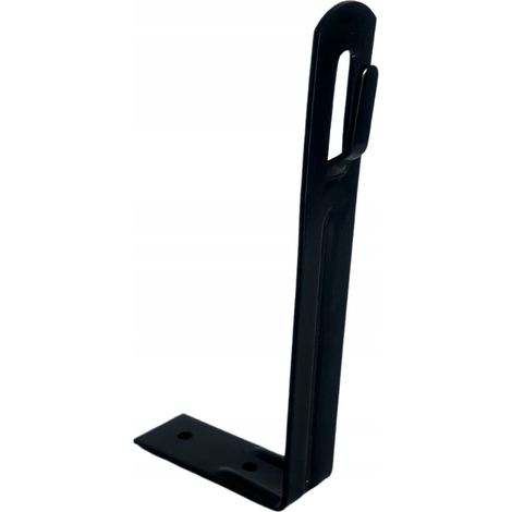 Winkel-Dachblitzschutzhalterung H - 130 mm ZZ schwarz