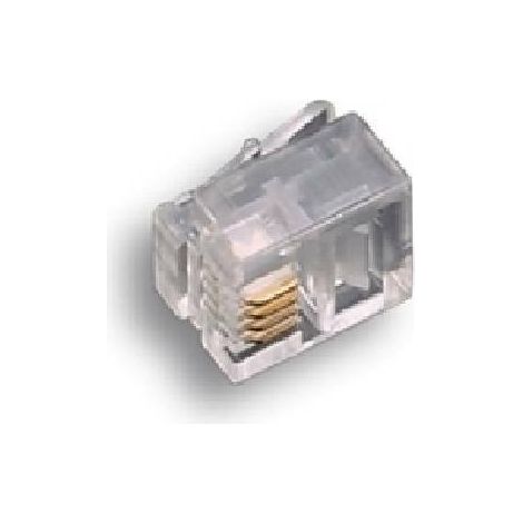 SPINA A CONTATTI DORATI FME - PLUG 6/4 - 100 Pezzi (1/2)