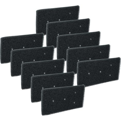 vhbw 10x filtro in spugna compatibile con Bauknecht TK Super Eco 7, TRTrend82A2BW (856039603050), TRTrend72A2Di (856039803050) asciugatrice