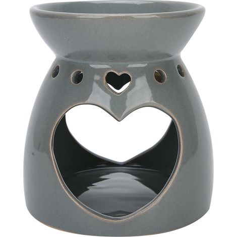 Diffuseur D'arôme En Céramique - Brûleur D'encens Et Huiles Essentielles - Pour Salon Chambre Bureau - Gris (1/5)