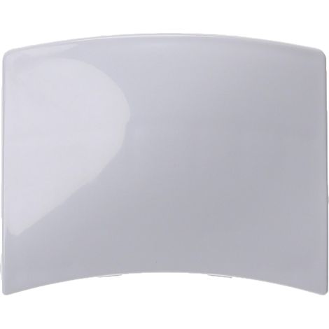 vhbw Empuñadura de puerta compatible con Siemens WM11A170FF lavadora - 90 x 68 x 35 - curvo - blanco - plástico