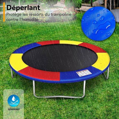 Coussin Protection Ressorts pour Trampoline 1PCS,183cm Housse Protection Résistant aux Rayons UV Anti Déchirure,6IN,Trois couleurs (1/4)