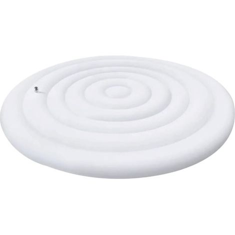 Couverture pour spa rond 145 cm – PVC épais et durable – Résistante aux intempéries – Valve de gonflage rapide (1/5)