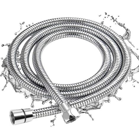 Flexible de Douche 3M, Tuyau de Douche Universel en Acier Inoxydable, Tuyau de Douche Flexible, Anti-Explosion et Anti-Torsion (1/5)