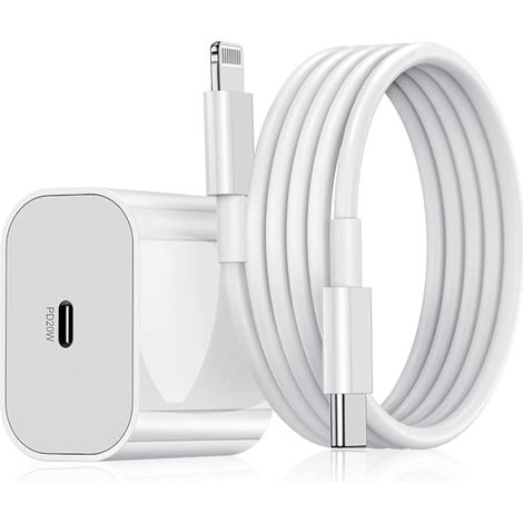 20-W-USB-C-Schnellladegerät für iPhone mit 1-m-Kabel (NT) – 1 Stück