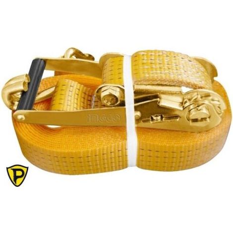 Cinghie a cricchetto Fascia con gancio a doppio J 10 mt x 50 mm INGCO - da 4 Ton (1/6)
