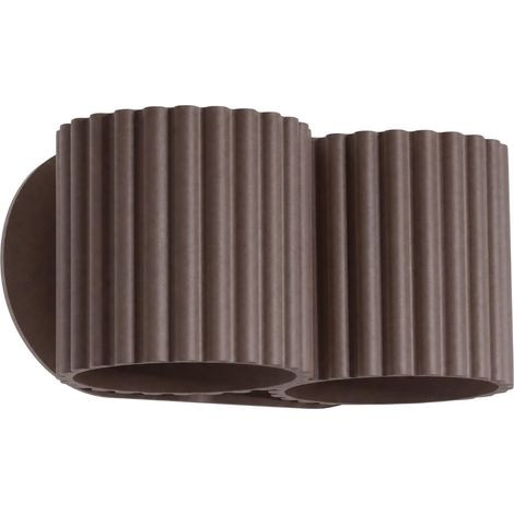 Wandleuchten Aura braun 2xG9 21cm Aluminium Sollux (1/5)