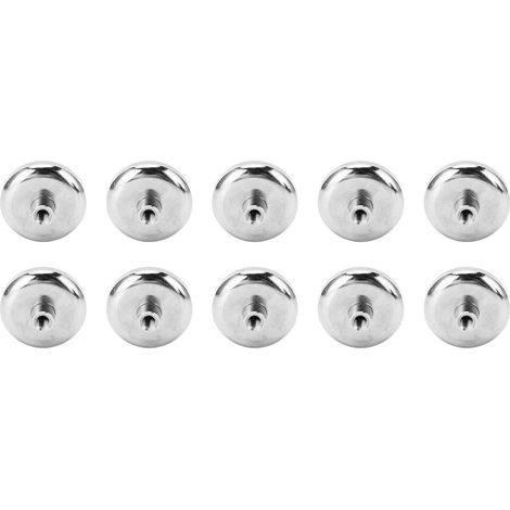 10 Bechermagnete D42 40 kg Neodym, starke Magnetkraft, vernickelt, rostbeständig, Magnethaken (1/5)