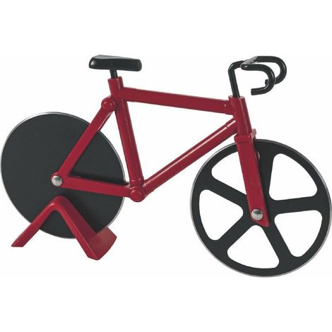 BICICLETTA TAGLIAPIZZA IN PLASTICA E ACCIAIO 7 CM (1/5)