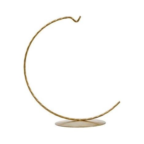 Soporte para adornos de 200 mm, color dorado, 1 unidad. (1/2)