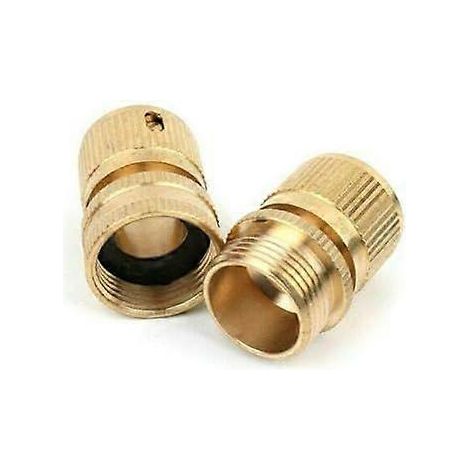 Raccordi rapidi in ottone con filettatura esterna e interna da 3/4", accessori per l'irrigazione e raccordi per tubi per autolavaggio.