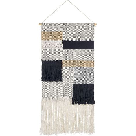 Wandbehang HANGU Baumwolle 114 cm Beige