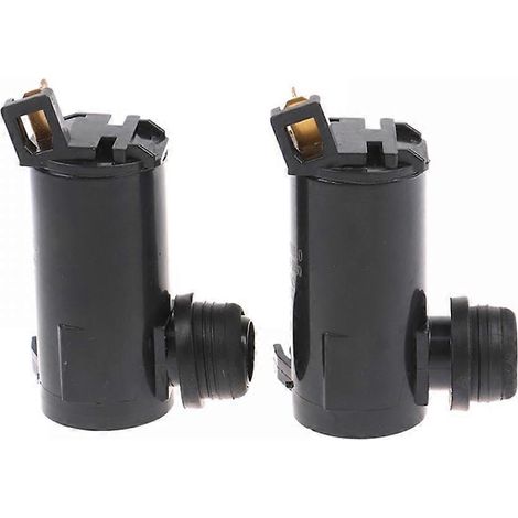 Moteur universel 12 V pour essuie-glaces automobiles à jet d'eau - Pompe à jet d'eau haute performance pour pare-brise de voiture, câblage inclus (1/5)