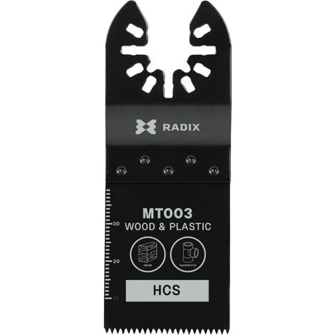 Lame multitool - Radix - HCS - 40 x 34 mm - 14 dents (1,8 mm) meulées