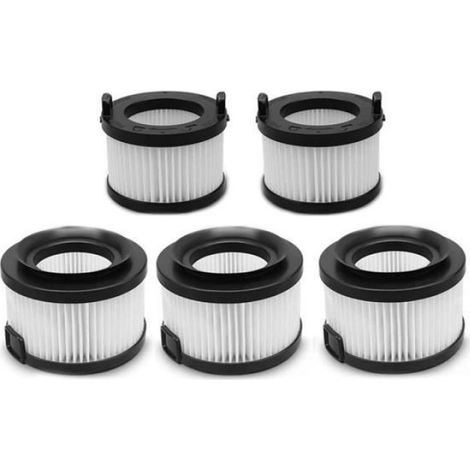 Filtre HEPA De Rechange - Pour Aspirateur Balai Sans Fil Levoit VortexIQ 40 - 2 Filtres Principaux + 3 Préfiltres (1/4)