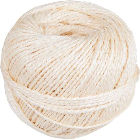 Windhager Sisal Kordel 2,5 mm x 150 m, weiß Schutzvlies (1/3)
