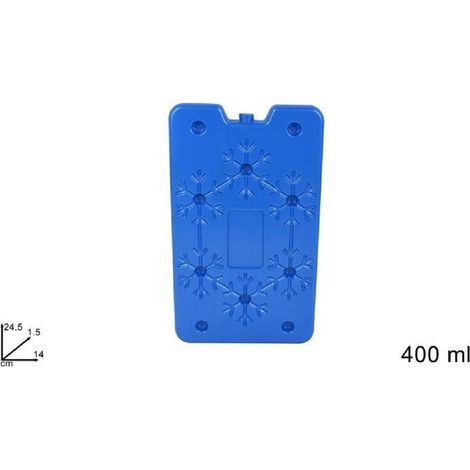 Trade Shop - SET 2 PEZZI FREEZERINO TAVOLETTA 400ML 24,5X1.5CM GHIACCIO FÜR TERMICAL BORSE - (1/2)