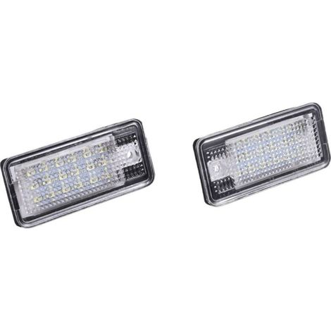 Lampe Plaque Immatriculation LED Blanc Voiture Universel Compatible Modèles Audi