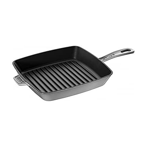 Staub Grillpfanne induktion quadratisch 26cm graphit-grau (1/4)
