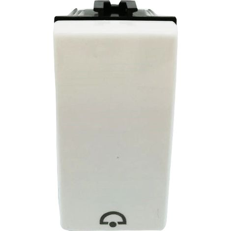 Modulo compatibile matix pulsante 1P campanello spina 3AX 127 250V bianco C2204 (1/3)