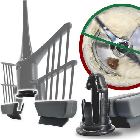 MixPRO Tasty Assistant, das 2-in-1-Zubehör passend für Ihren Thermomix TM5 und TM6, schützt einfach und erfolgreich vor Verbrennungen und Schlagsahne