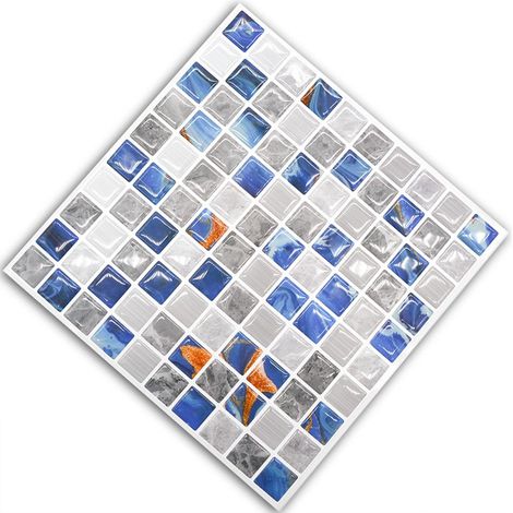 Set mit 5 DIY 3D Mosaikaufklebern, wasserfest und selbstklebend aus PVC, zur Dekoration Ihrer Küche oder Ihres Zuhauses. (1/5)