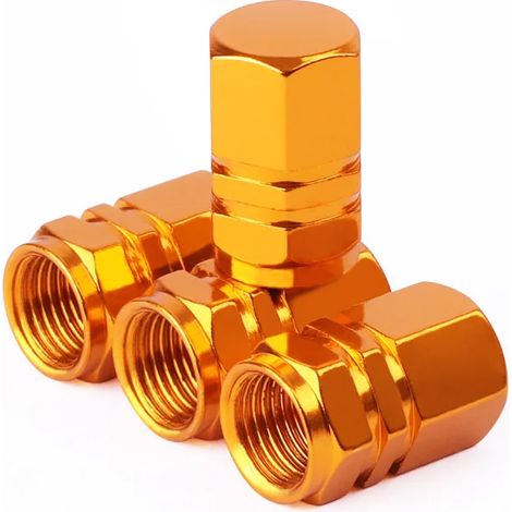 Viertelteilige, diebstahlsichere Radkappen aus Aluminiumlegierung für Autoräder, Reifen, Ventilschäfte und Ventilkappen, die Abdichtung und Schutz für Autoteile bieten.