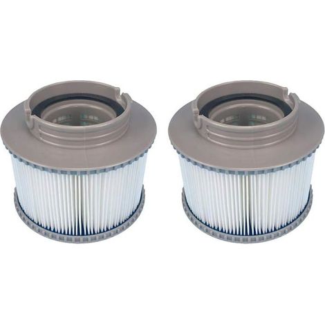 Pack de 2 filtres de Rechange pour MSPA FD2089, Pompe à Cartouche filtrante pour MSPA Tous Les spas actuels (1/4)