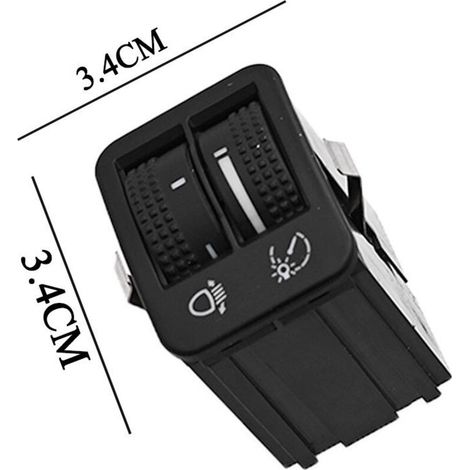 5ND941333A Interrupteur à bouton de régulateur de vitesse pour phares de voiture, compatible avec les modèles Volkswagen Tiguan de 2008 à 2015, commande les phares et les fonctions de régulateur de vi (1/4)