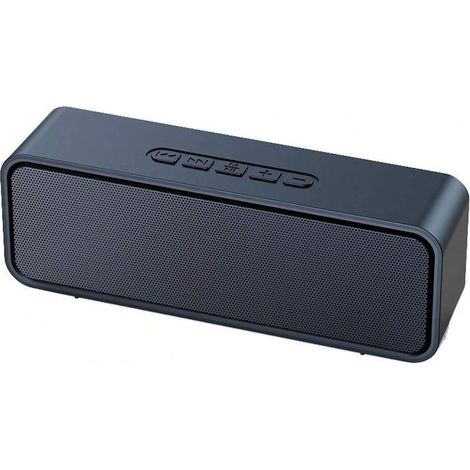 Enceinte Bluetooth sans fil extérieure, son puissant, haut-parleur surround pour maison, PC, voiture, caisson de basses portable, noir (1/4)