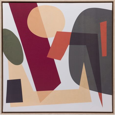 Amadeus - Toile abstraite figure 80x80 cm