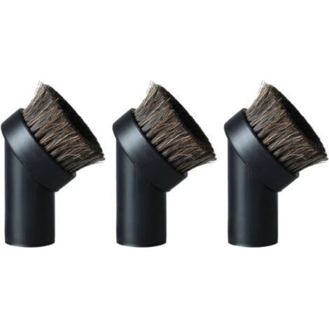 Lot de 3 brosses à poussière rondes pour aspirateur de 60mm (1/5)